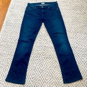 Mother The Runaway Bootcut Jeans Dark Blue Wash Womens Size 29